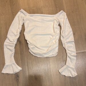 Princess Polly Off-Shoulder White Top